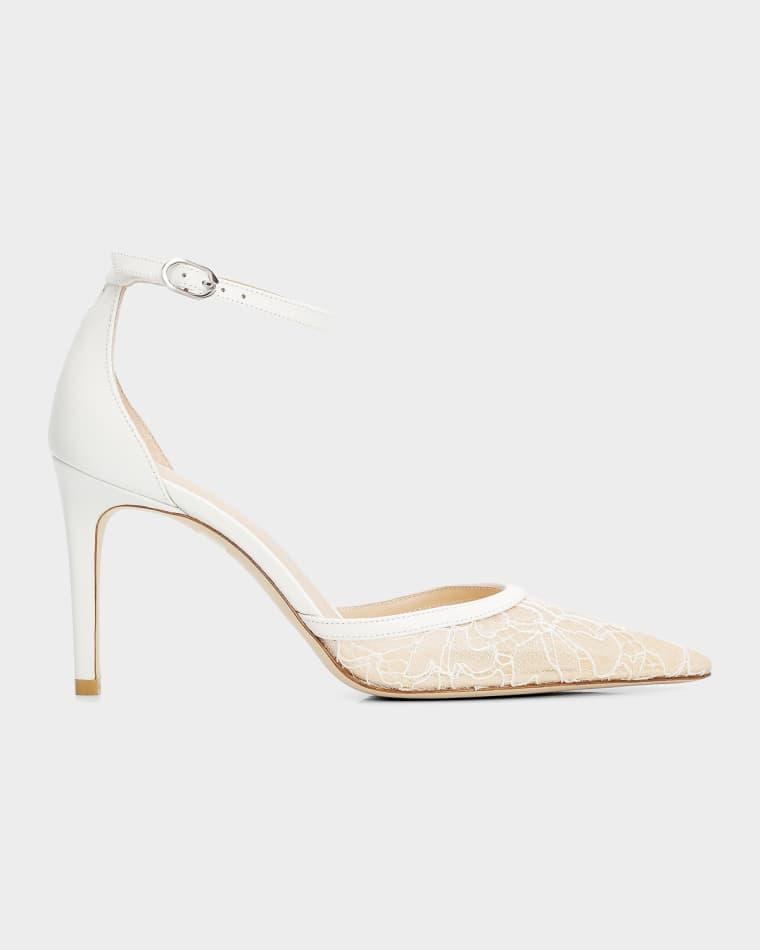 85mm Stuart Power Lace Pumps by STUART WEITZMAN