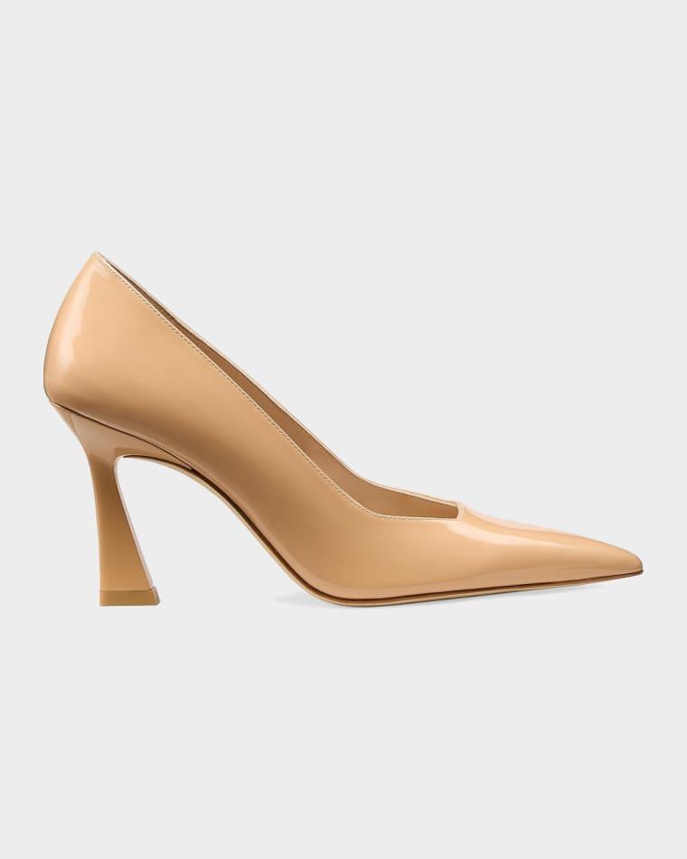 85mm Vinnie Patent Leather Pumps by STUART WEITZMAN