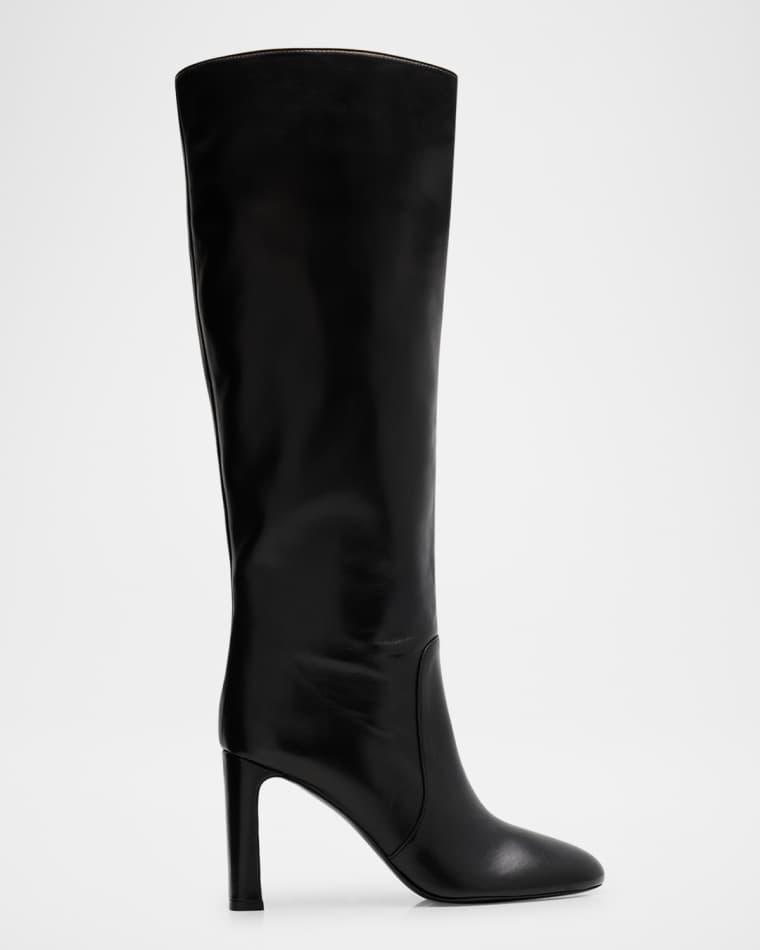 Babette Tubo Leather Knee-High Boots by STUART WEITZMAN