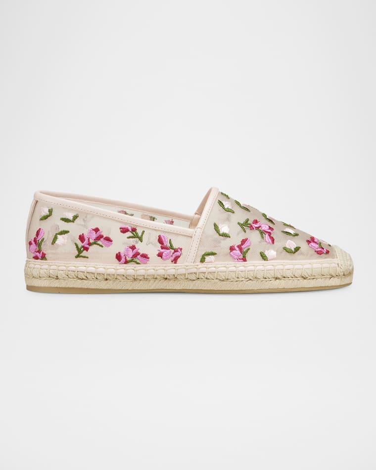 Bareitall Cotton Espadrille Loafers by STUART WEITZMAN