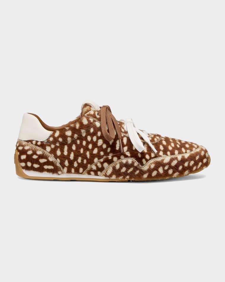Bond Sport Calf Hair Low-Top Sneakers by STUART WEITZMAN