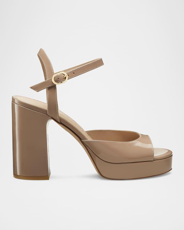 Dayna II Leather Platform Sandals by STUART WEITZMAN