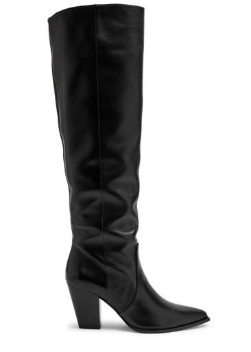 Jolene 75 leather knee-high boots by STUART WEITZMAN