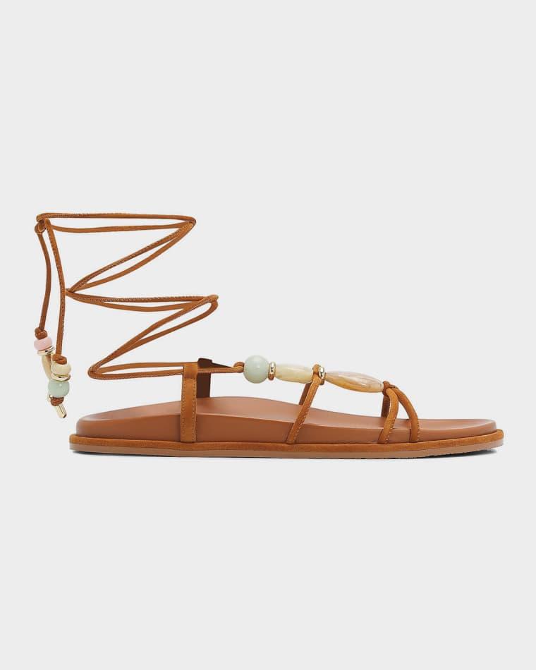 Majorca Wrap Suede Sport Sandals by STUART WEITZMAN