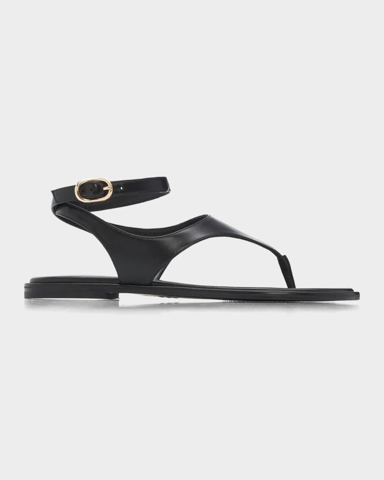Marley Nappa Leather Flat Thong Sandals by STUART WEITZMAN