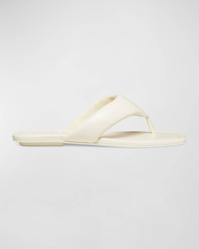 Maui Padded Leather Thong Sandals by STUART WEITZMAN