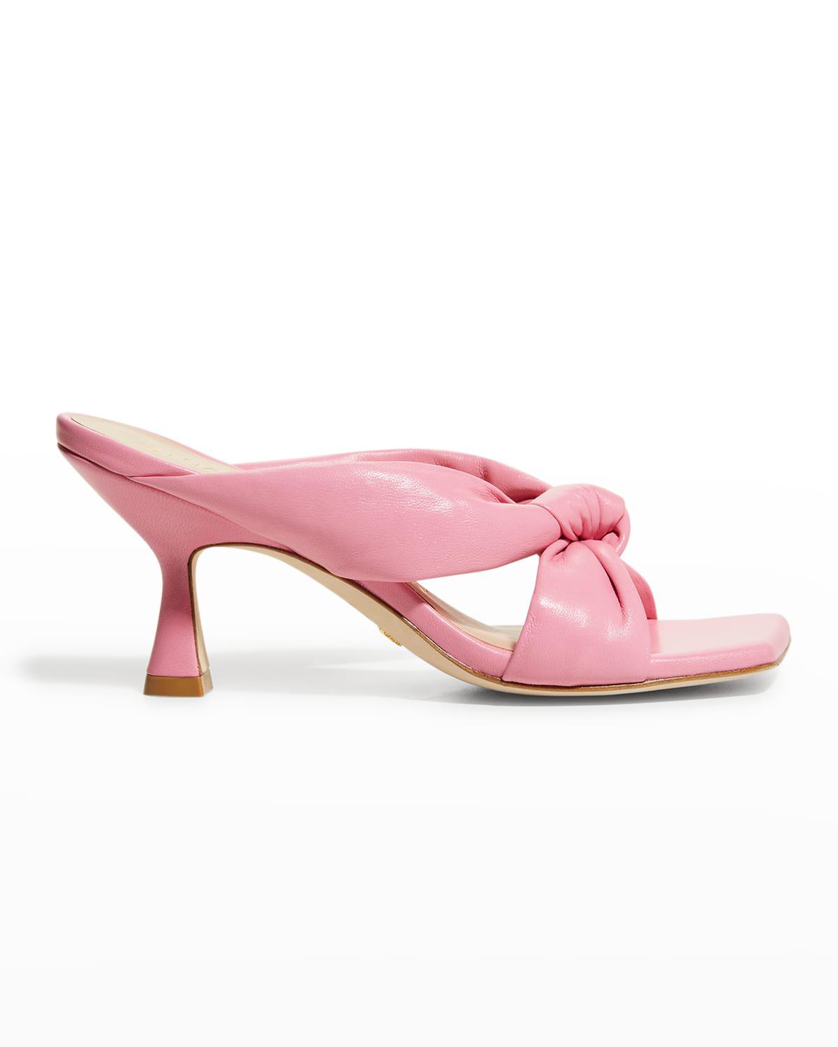 Playa Knot Kitten-Heel Sandals by STUART WEITZMAN