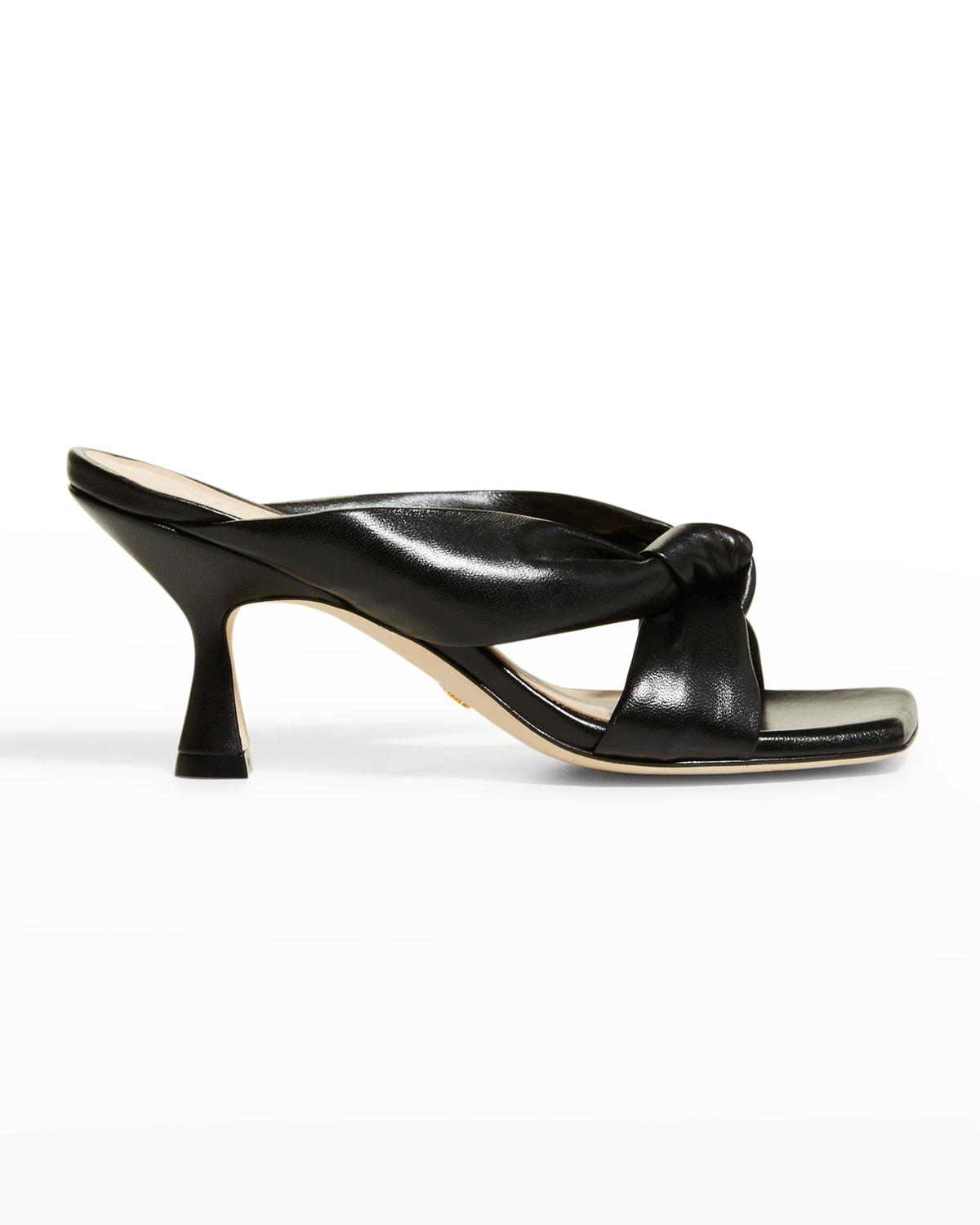 Playa Knot Kitten-Heel Sandals by STUART WEITZMAN
