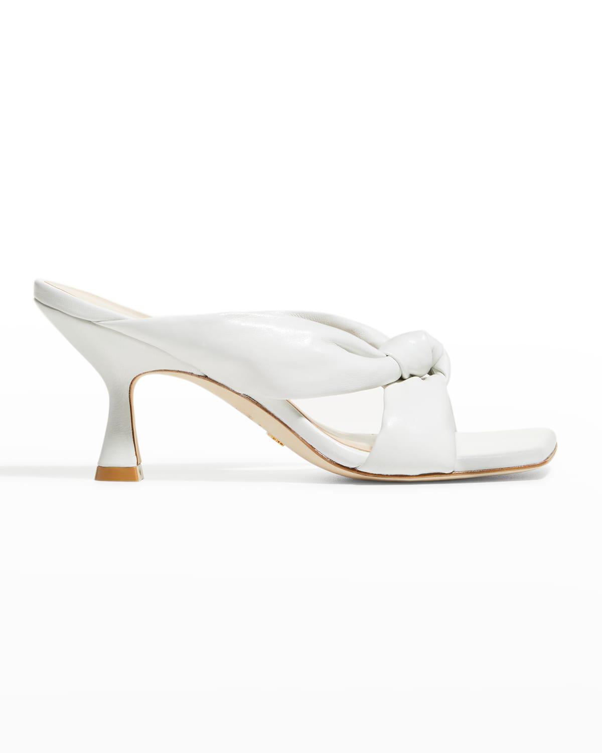 Playa Knot Kitten-Heel Sandals by STUART WEITZMAN