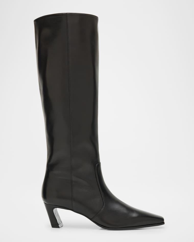 Stassi Leather Knee-High Boots by STUART WEITZMAN