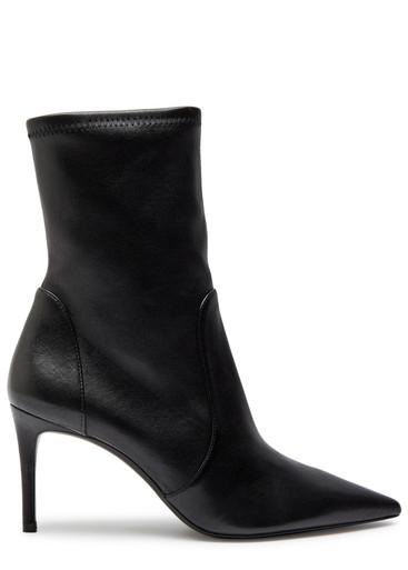 Stuart Power 75 leather mid-calf boots by STUART WEITZMAN