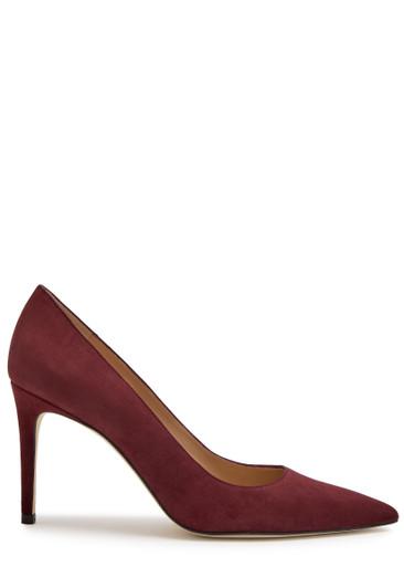 Stuart Power 85 suede pumps by STUART WEITZMAN