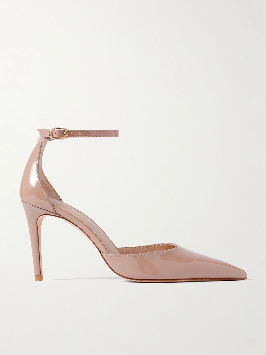 Stuart Power Strap patent-leather pumps by STUART WEITZMAN