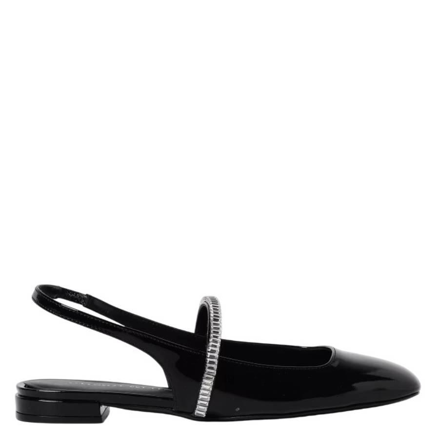 Stuart Weitzman Stefanie Patent Slngback Ballet Flats by STUART WEITZMAN