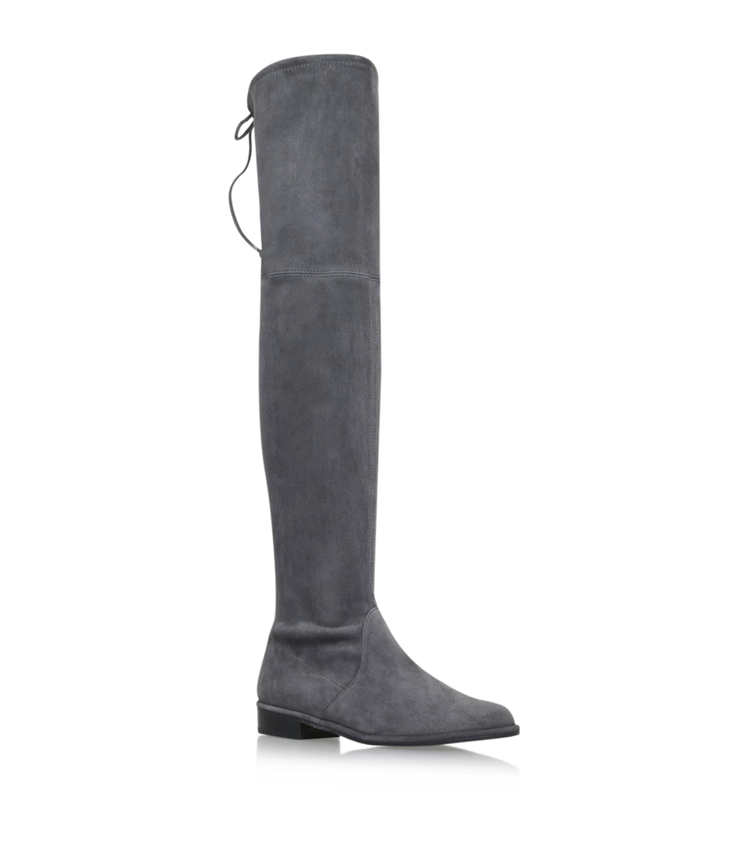 Stuart Weitzman Suede Lowland Thigh High Boots by STUART WEITZMAN
