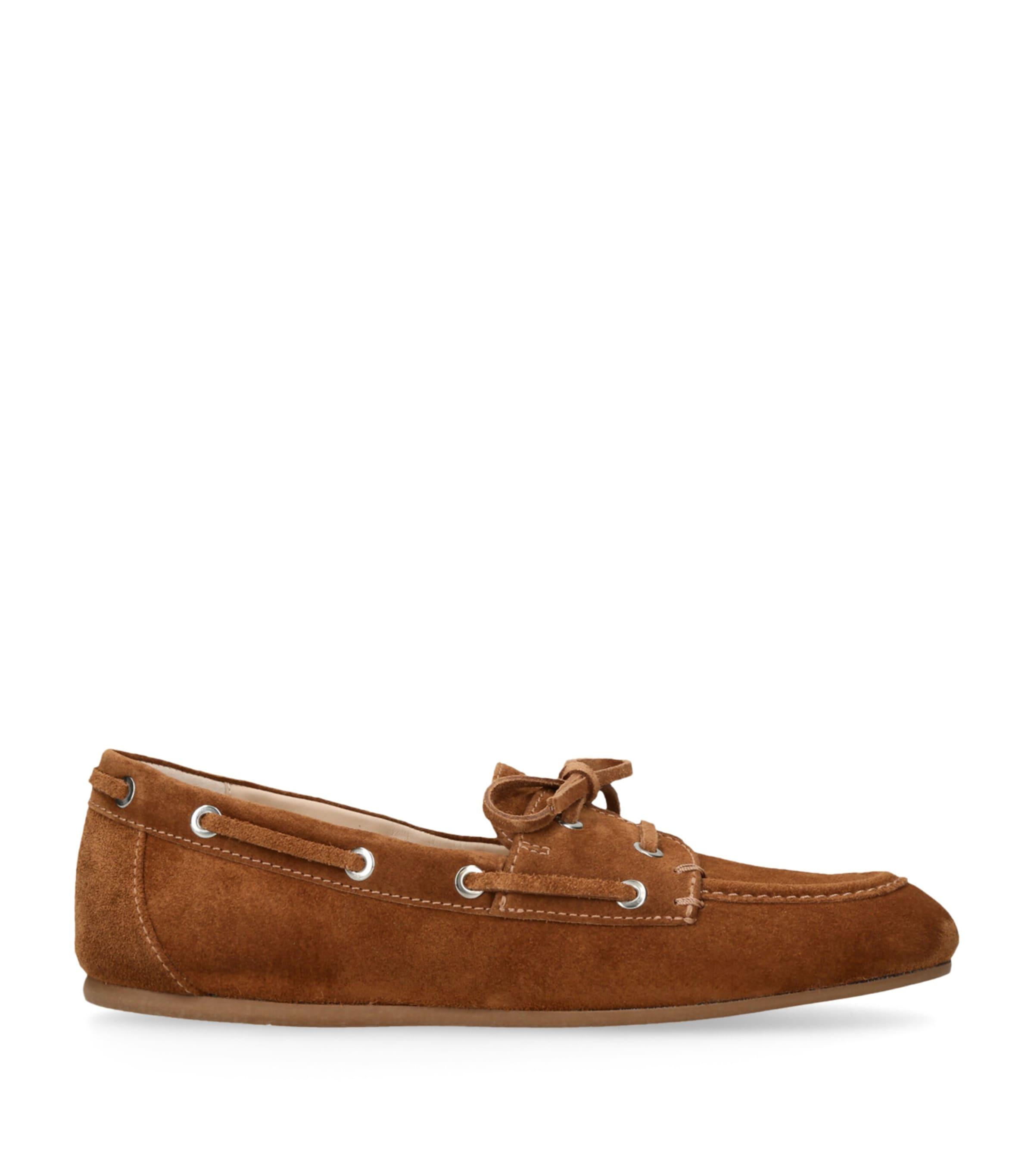 Stuart Weitzman Suede Tinsley Moccasins by STUART WEITZMAN