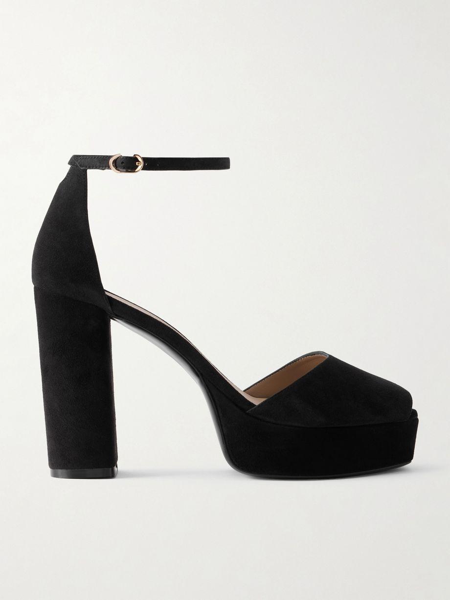 Suede platform sandals by STUART WEITZMAN