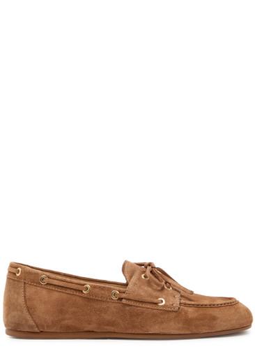 Tinsley suede loafers by STUART WEITZMAN