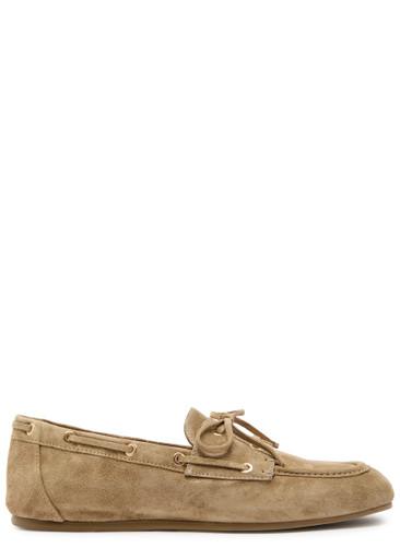 Tinsley suede loafers by STUART WEITZMAN