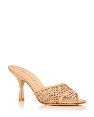 Women's Bareitall Shine 85 Slides by STUART WEITZMAN