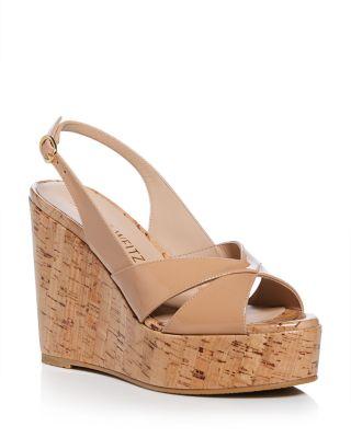 Women's Carmen Wedge Platform Sandals by STUART WEITZMAN Women's Carmen Wedge Platform Sandals by STUART WEITZMAN
