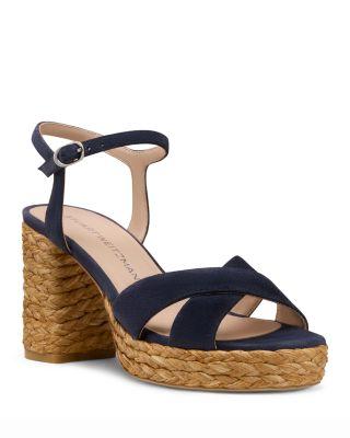 Women's Dayna 80 Espadrille Platform Sandals by STUART WEITZMAN