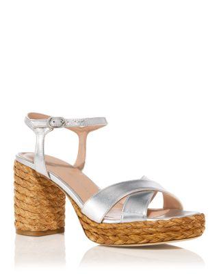 Women's Dayna 80 Espadrille Platform Sandals by STUART WEITZMAN