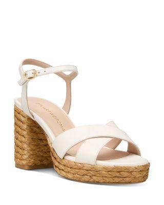 Women's Dayna 80 Espadrille Platform Sandals by STUART WEITZMAN