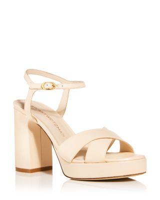 Women's Dayna Crisscross Platform Sandals by STUART WEITZMAN