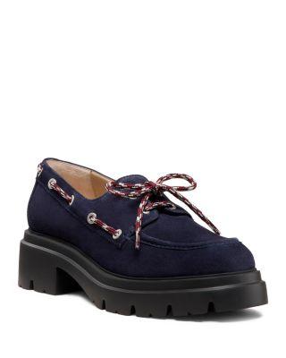 Women's Hudson Suede Moccasins by STUART WEITZMAN