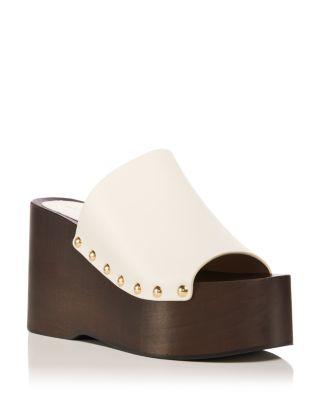 Women's Kate Clog Wedge Slides by STUART WEITZMAN