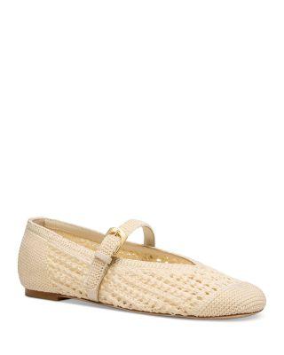 Women's Leora Mary Jane Crochet Flats by STUART WEITZMAN