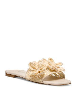 Women's Lotus Crochet Slides by STUART WEITZMAN