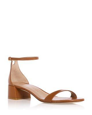 Women's Nudist 35 Block Heel Sandals by STUART WEITZMAN