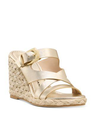 Women's Sai Leather Espadrille Wedge Sandals by STUART WEITZMAN