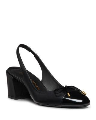 Women's Sleek Bow 50 Slingback Pumps by STUART WEITZMAN