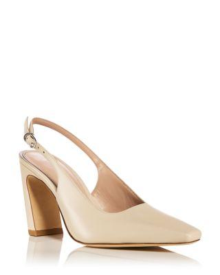 Women's Stassi 85 Slingback Pumps by STUART WEITZMAN