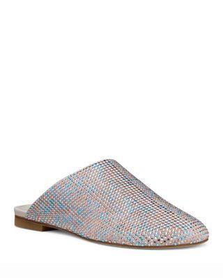 Women's Thalia Shine Embellished Leather Mules by STUART WEITZMAN