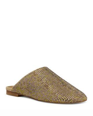 Women's Thalia Shine Embellished Leather Mules by STUART WEITZMAN