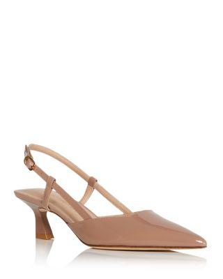 Women's Vinnie 50 Slingback Kitten Heels by STUART WEITZMAN