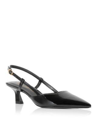 Women's Vinnie 50 Slingback Kitten Heels by STUART WEITZMAN