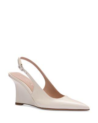 Women's Vinnie 85 Slingback Wedge Pumps by STUART WEITZMAN