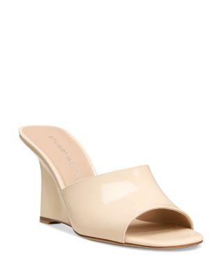 Women's Vinnie 85 Wedge Mule Slides by STUART WEITZMAN