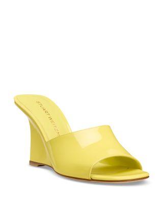 Women's Vinnie 85 Wedge Mule Slides by STUART WEITZMAN