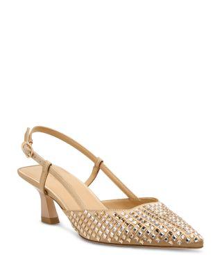 Women's Vinnie Embellished 50 Slingback Pumps by STUART WEITZMAN