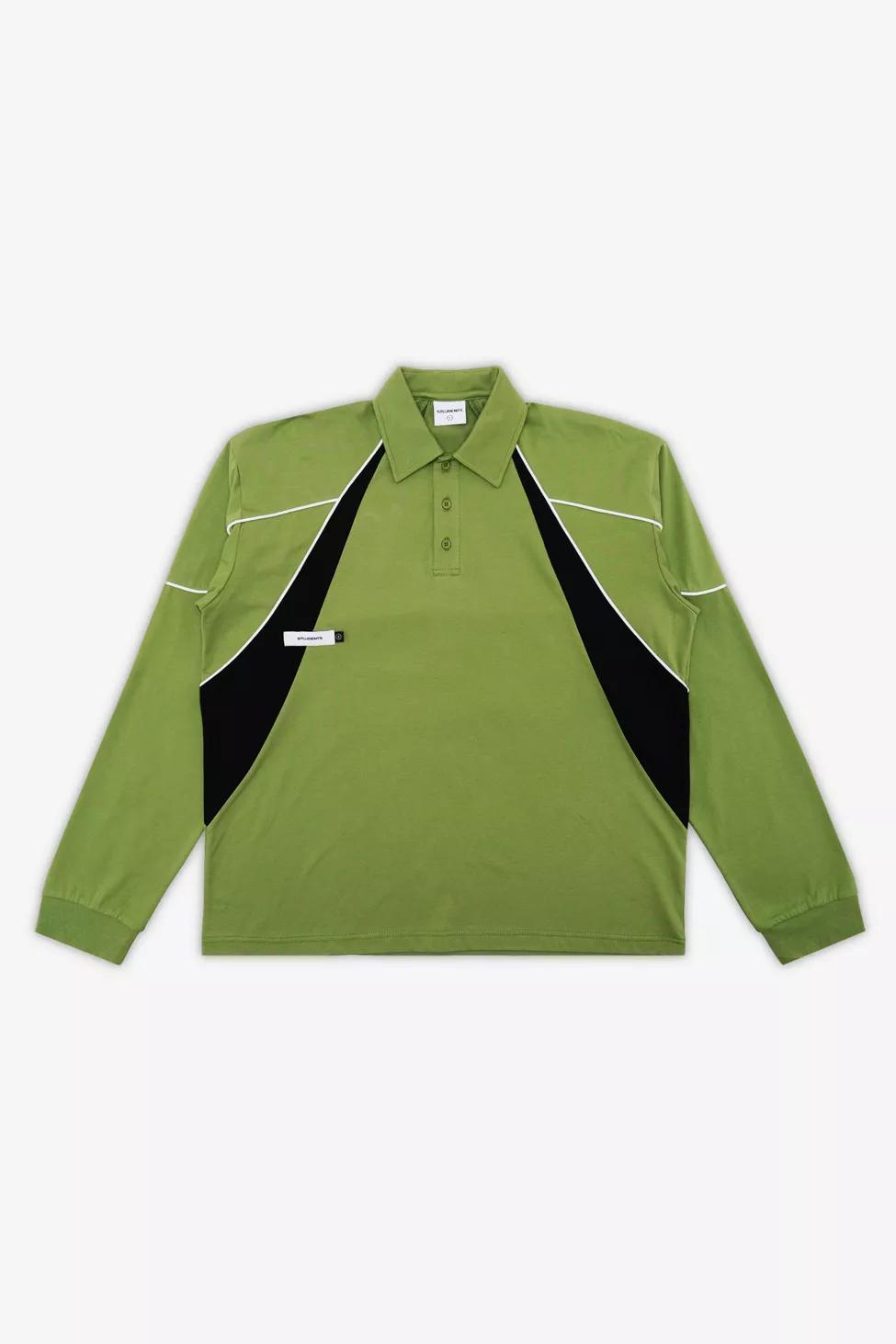 Students Golf Captain Long Sleeve Polo Tee by STUDENTS GOLF