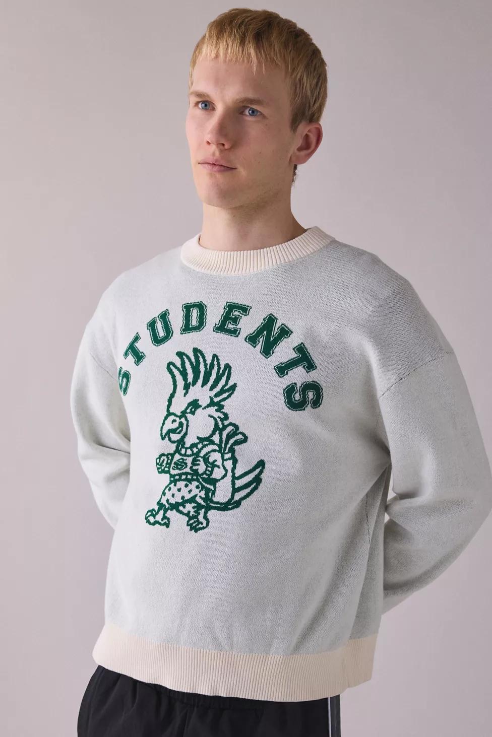 Students Golf Chip Knit Crew Neck Sweater by STUDENTS GOLF