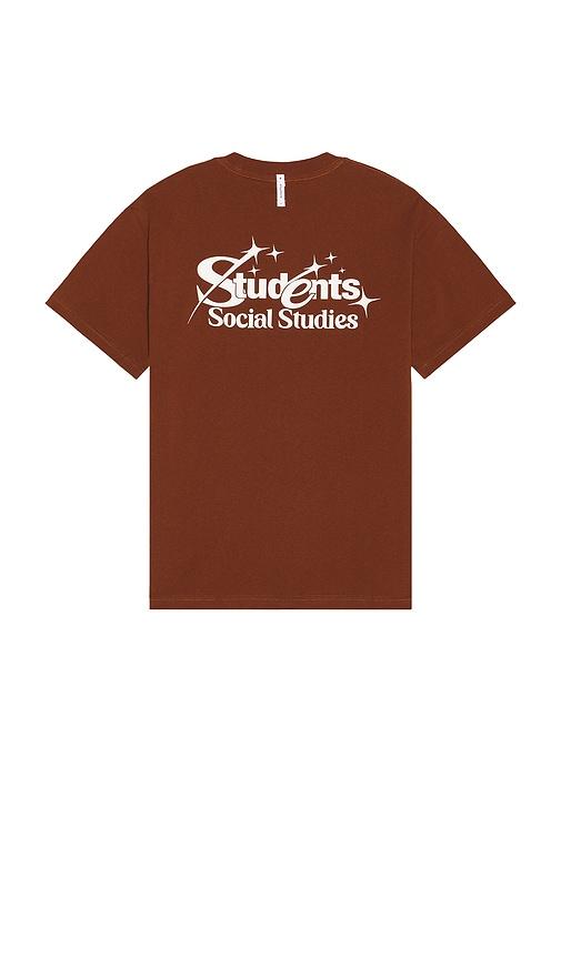 Students Golf Rising Stars T-Shirt in Brown by STUDENTS GOLF