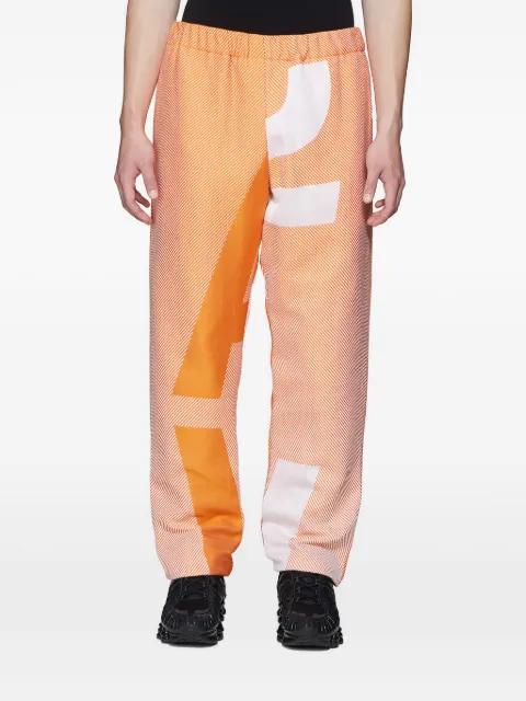 jacquard striped trousers by STUDIO ALCH