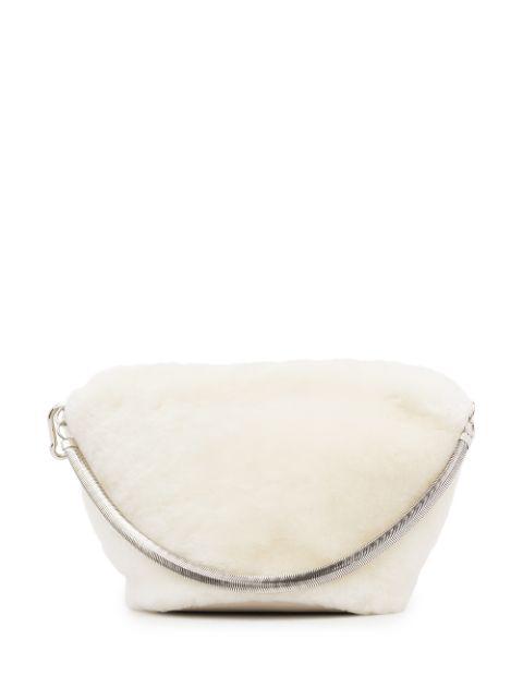 Momo shearling tote bag by STUDIO AMELIA